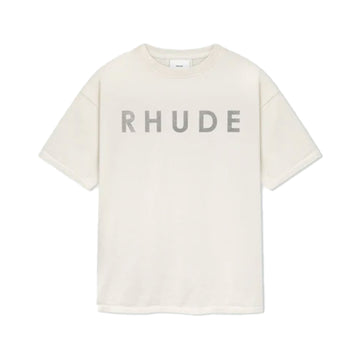 DISTRESSED LOGO TEE - VTG WHITE