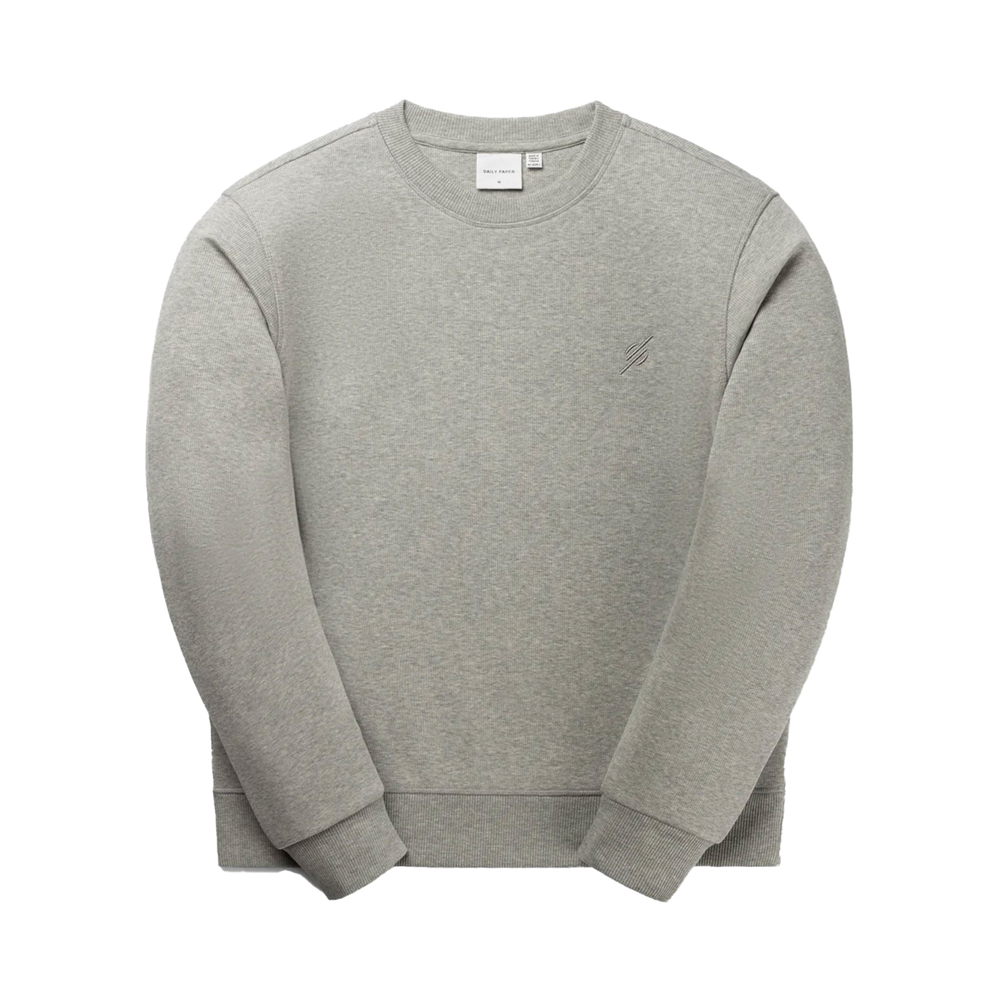 Mono Rib Sweater - Grey Melange