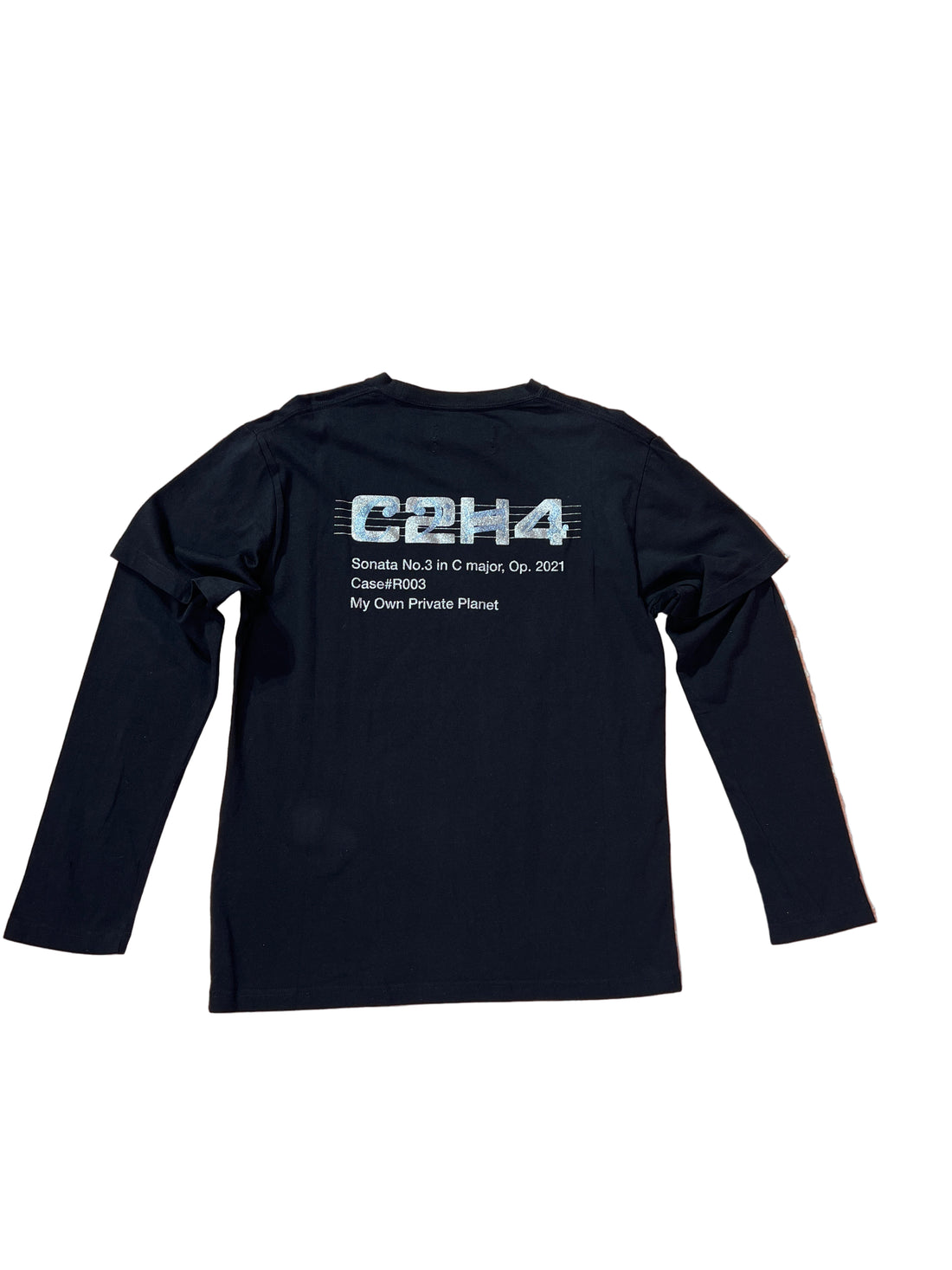 C2H4 PLAIN GLIITER LOGO BLACK