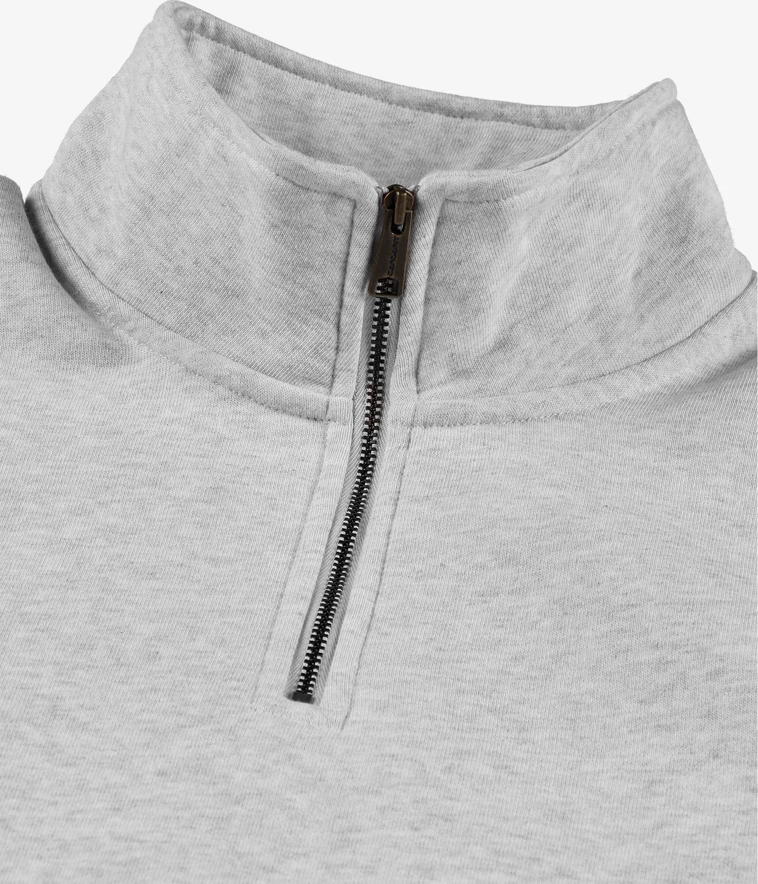 Carhartt Chase neck zip sweat Ash heather/gold