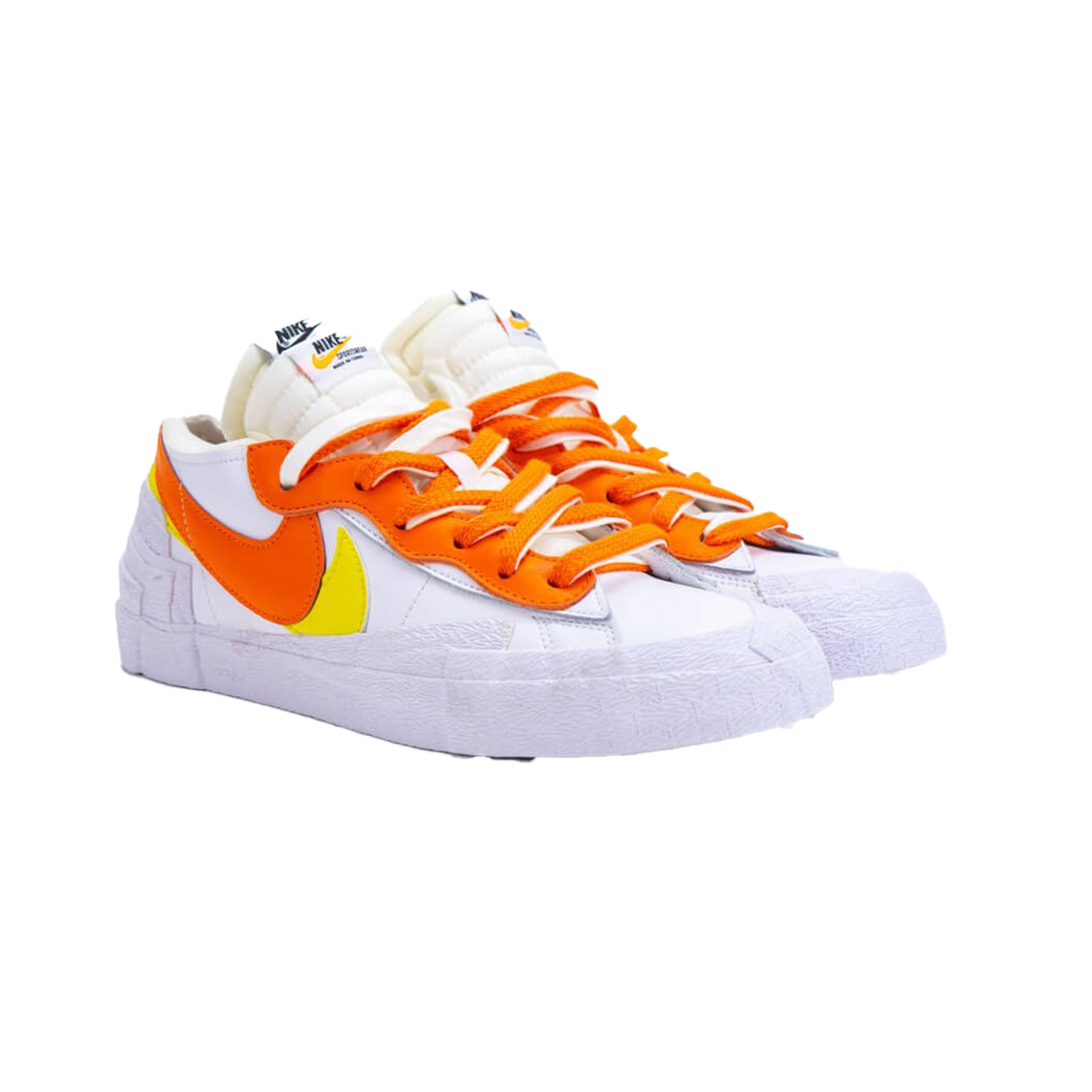 Nike Blazer Low Sacai White Magma Orange