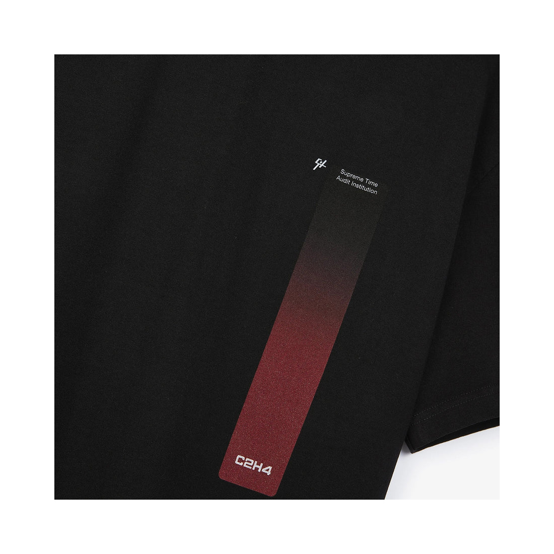 C2H4 "STAI" Department Staff T-shirt Black