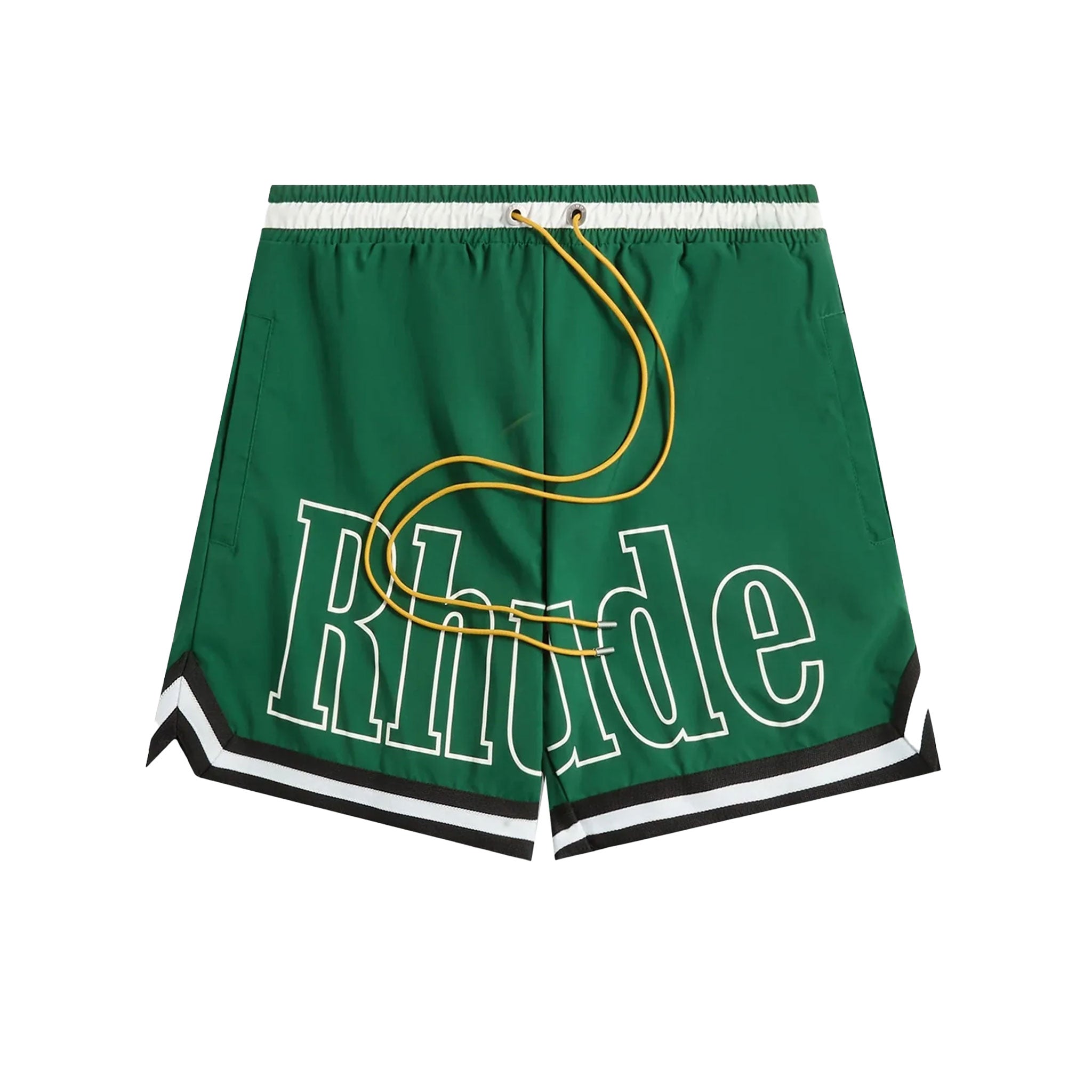 LOGO BASKETBALL SWIM SHORT - FOREST GREEN/BLACK/WHITE