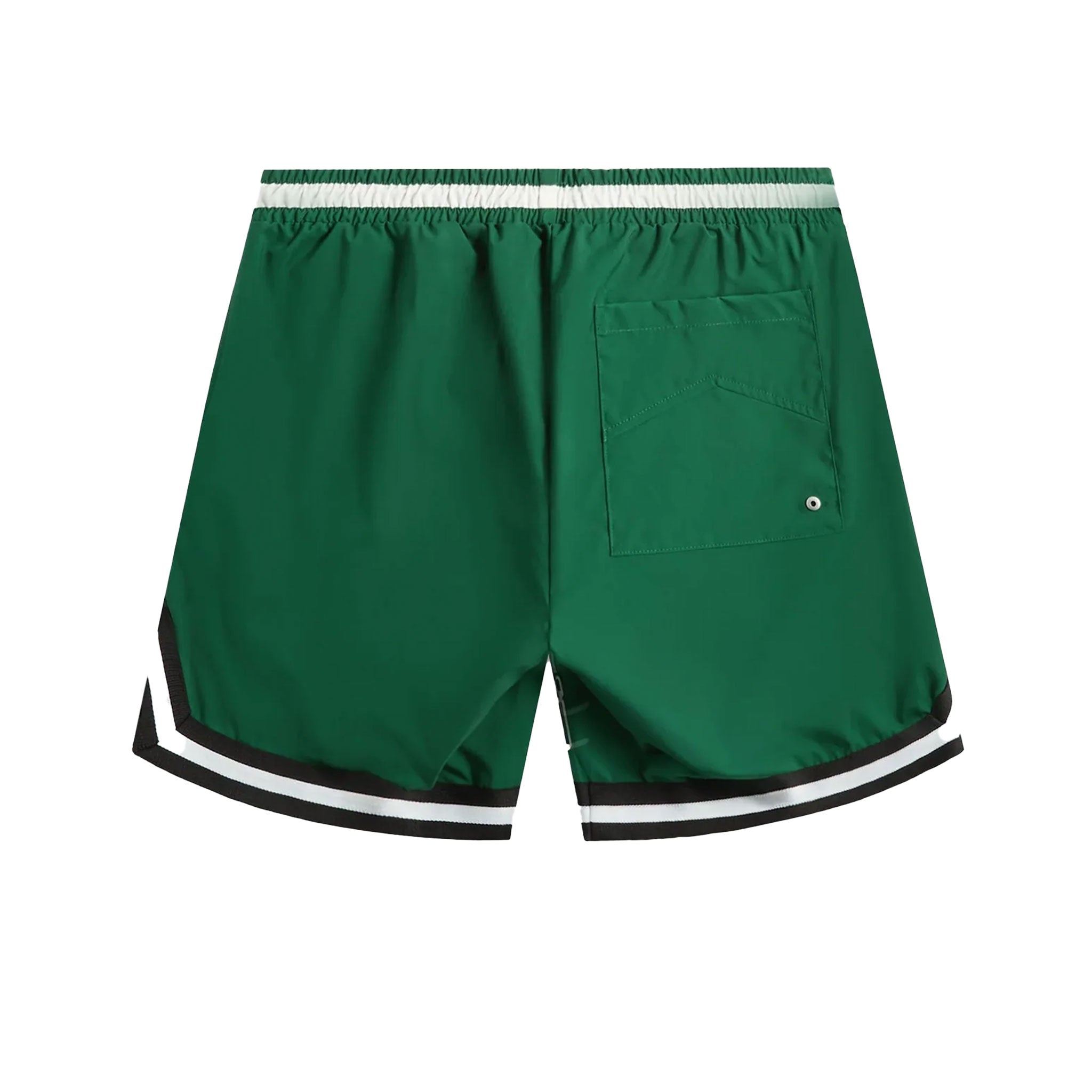 LOGO BASKETBALL SWIM SHORT - FOREST GREEN/BLACK/WHITE