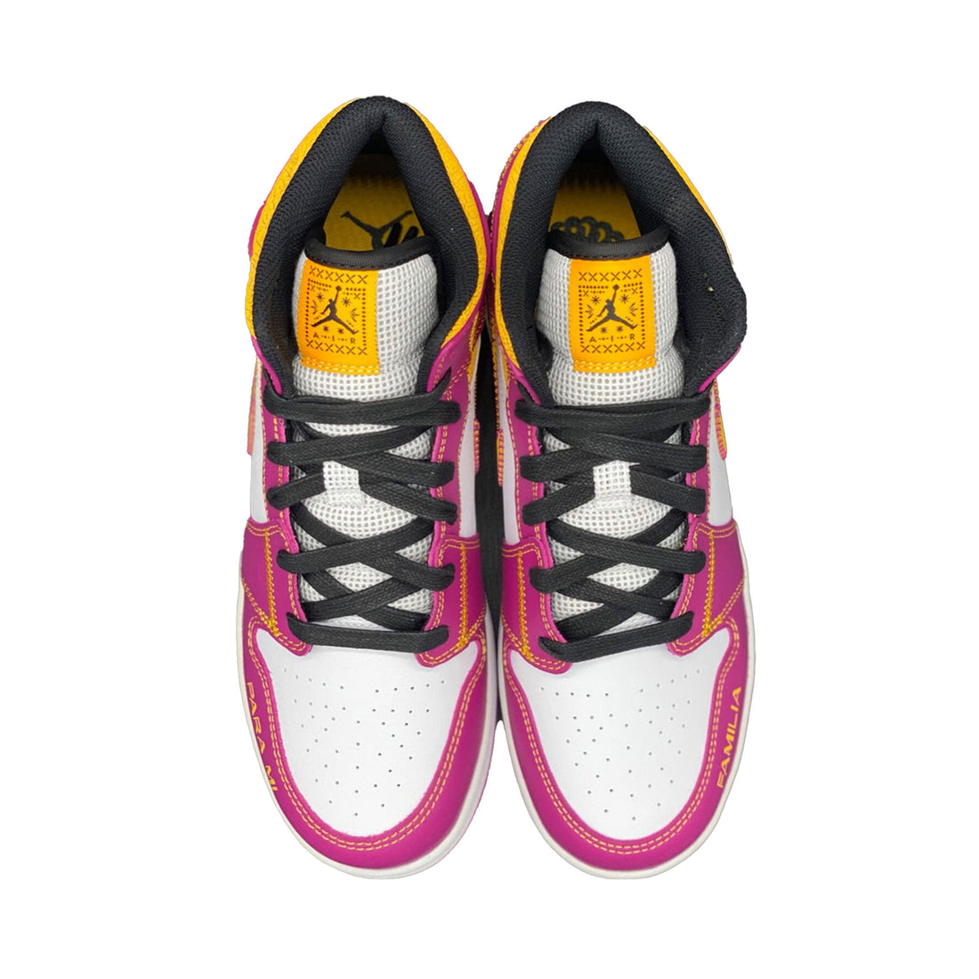 Jordan 1 Mid White University Gold