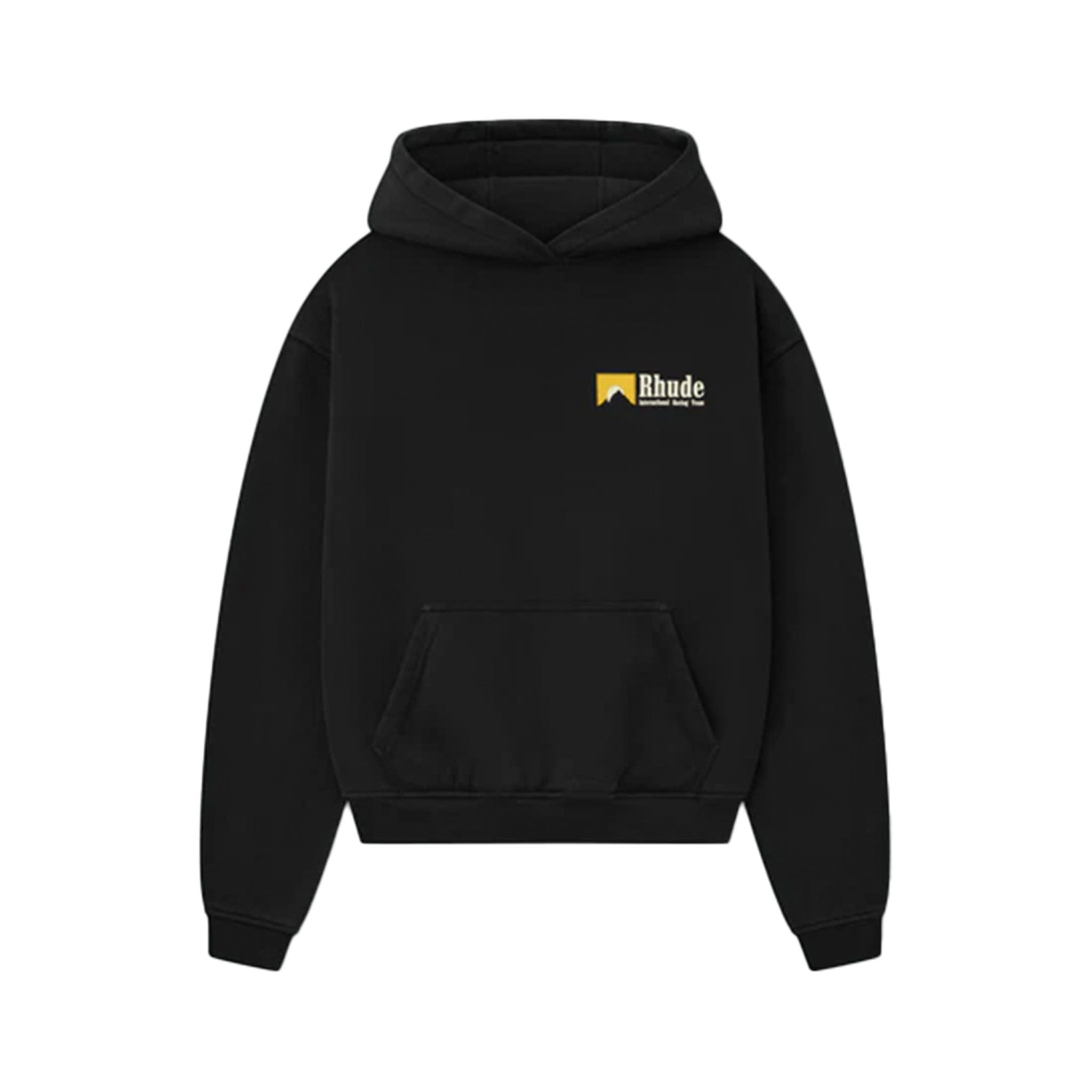 INTERNATIONAL RACING LOGO HOODIE - VINTAGE BLACK