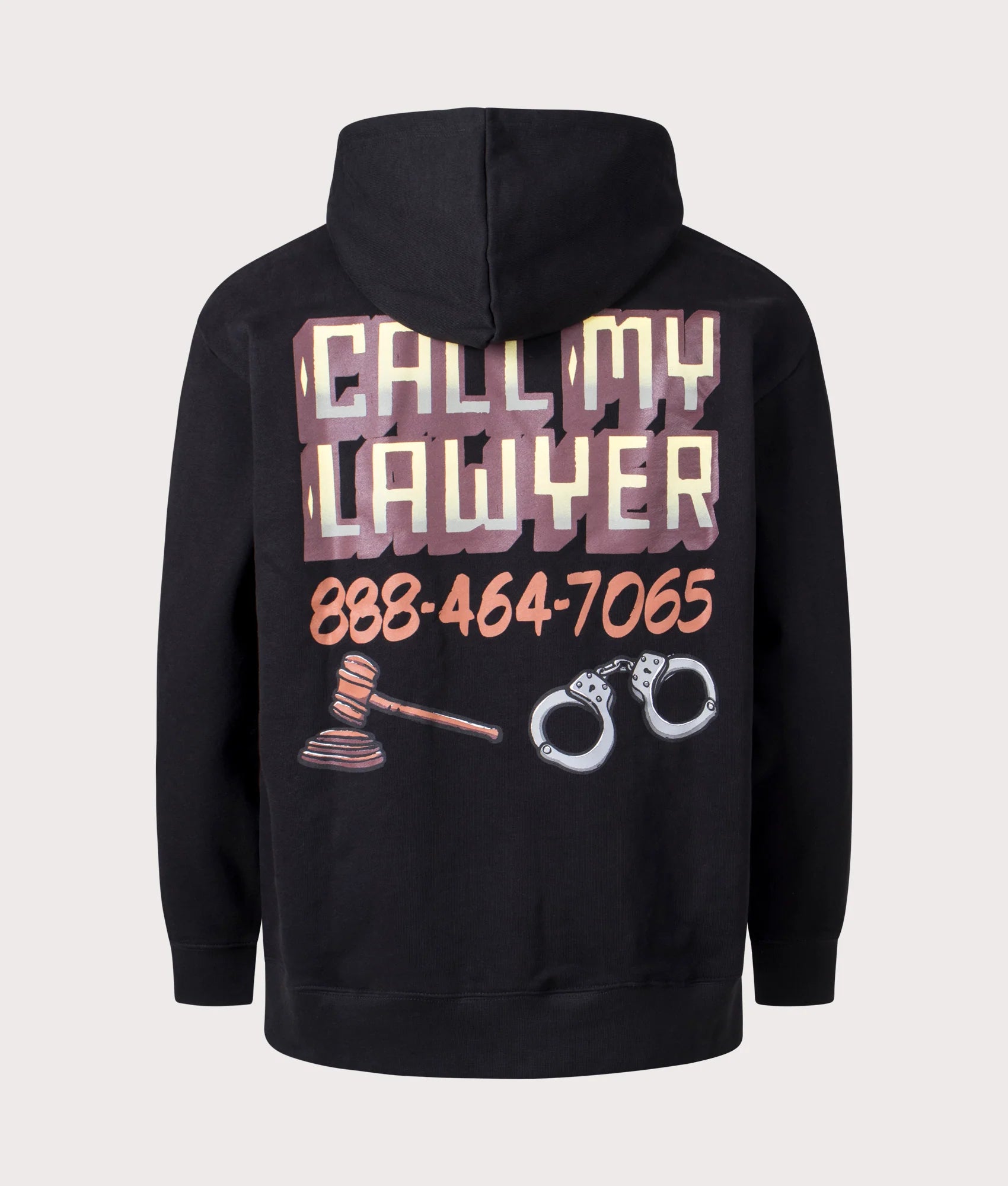 Call My Lawyer Sign hoodie black