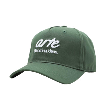 Arte Front Logo Embroidery Cap Green