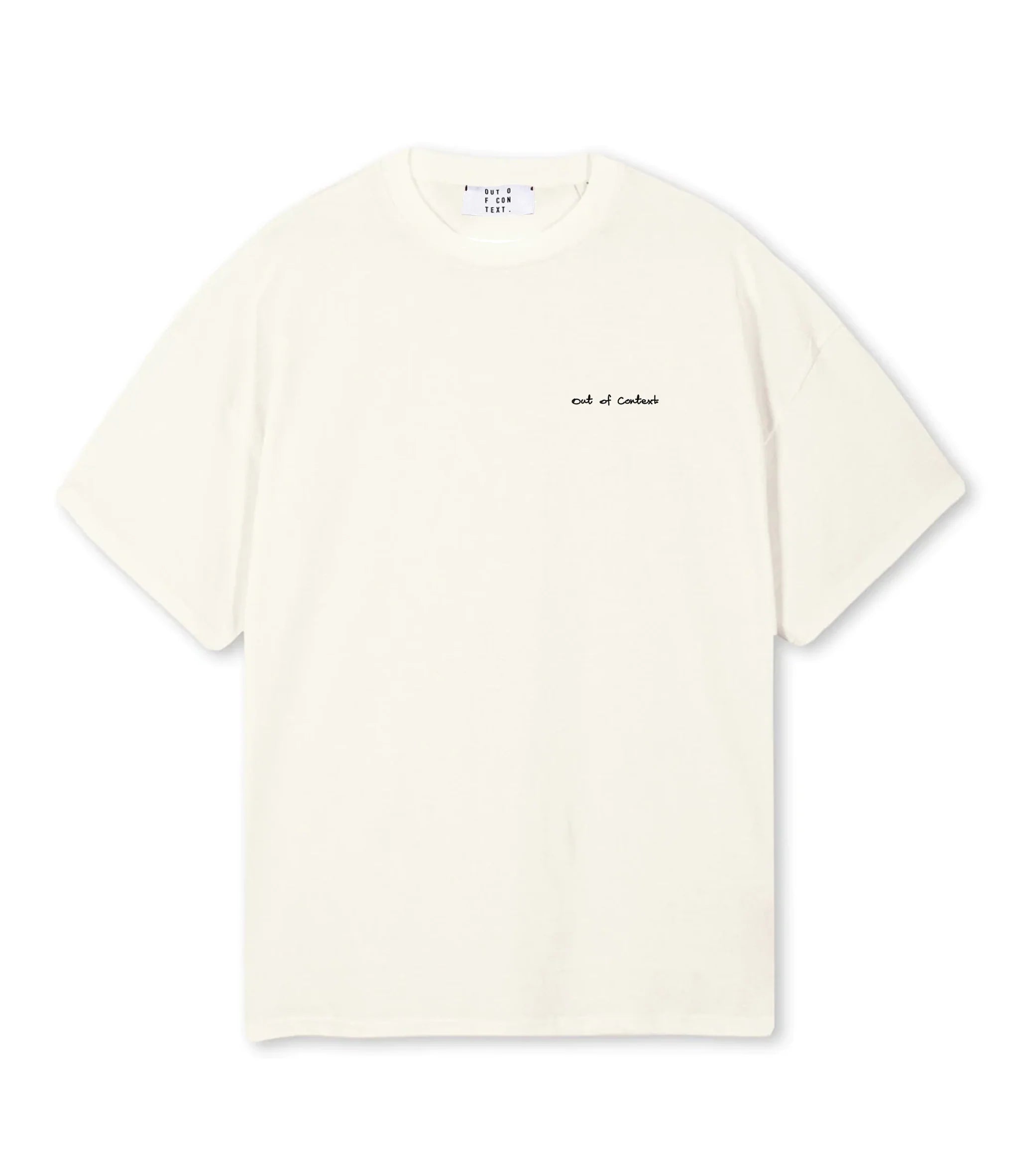 OUT OF CONTEXT JABO BLANK CANVAS OVERSIZED TEE WHITE