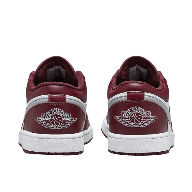 JORDAN 1 LOW WHITE BORDEAUX