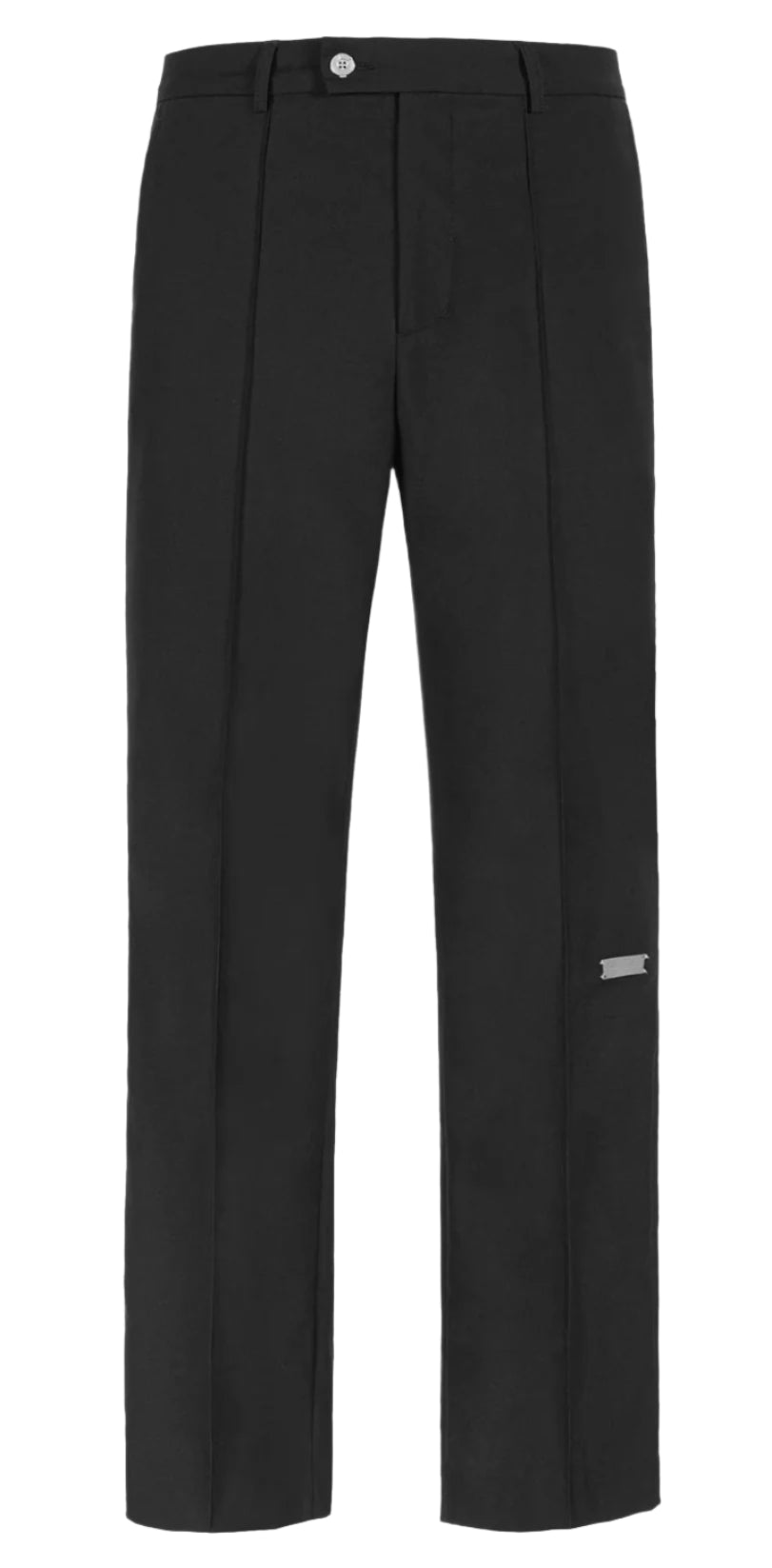 C2H4 Raw Edge Tailored Trouser Black