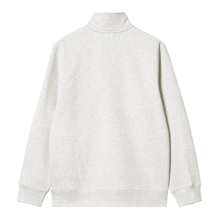 CARHARTT WIP Chase Neck Zip Sweat ash heather/gold