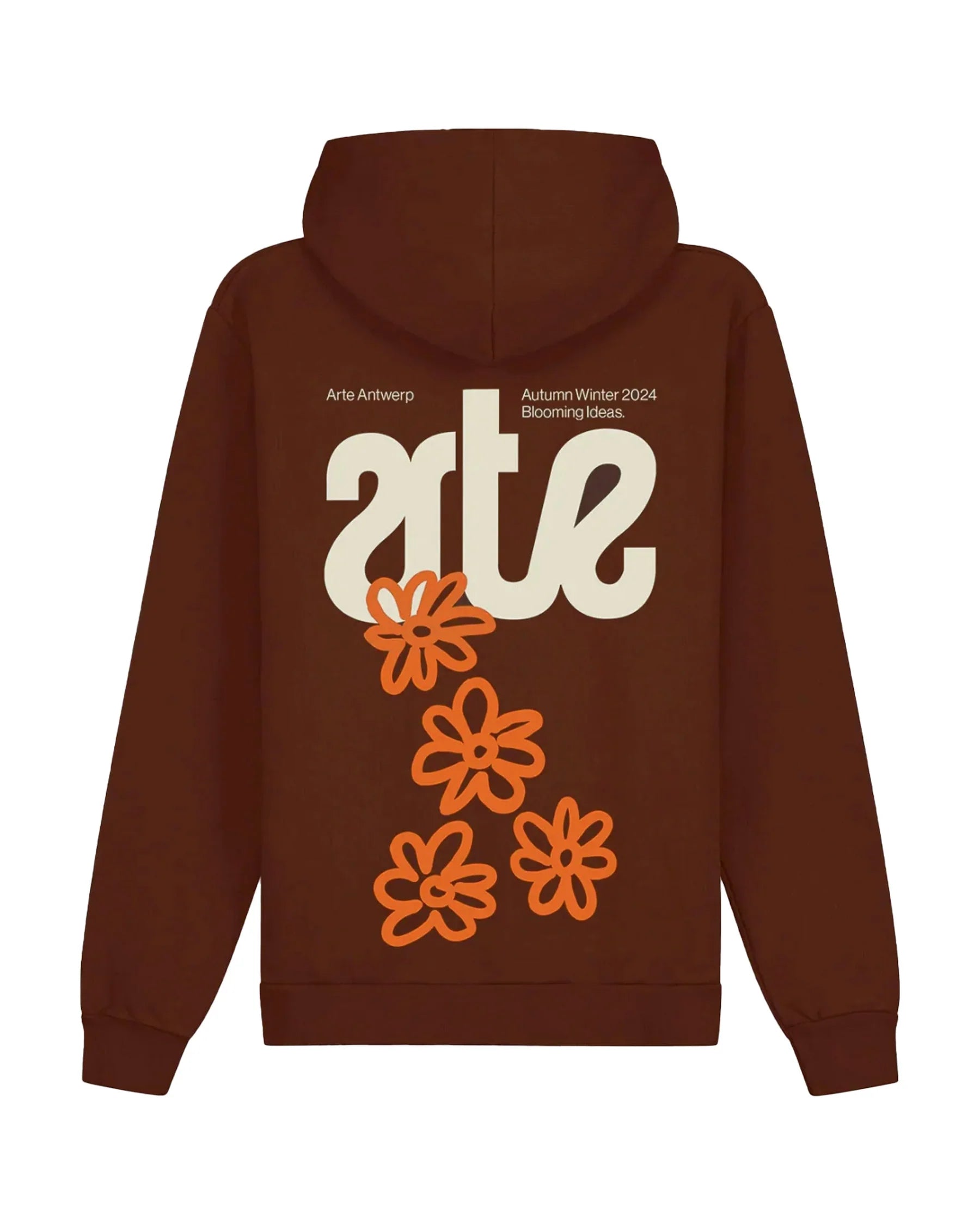 Blooming Ideas hoodie brown