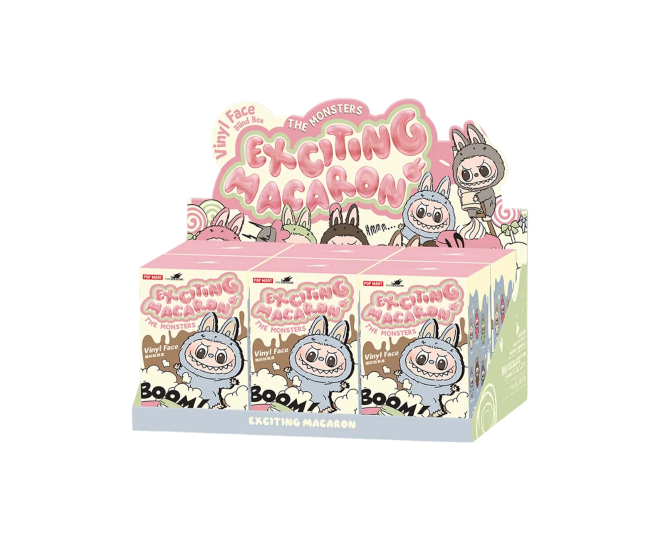 Labubu the monsters tasty macaroons blind box of 6