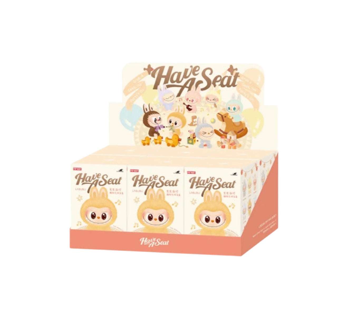 Labubu the monsters have a seat blind box of 6