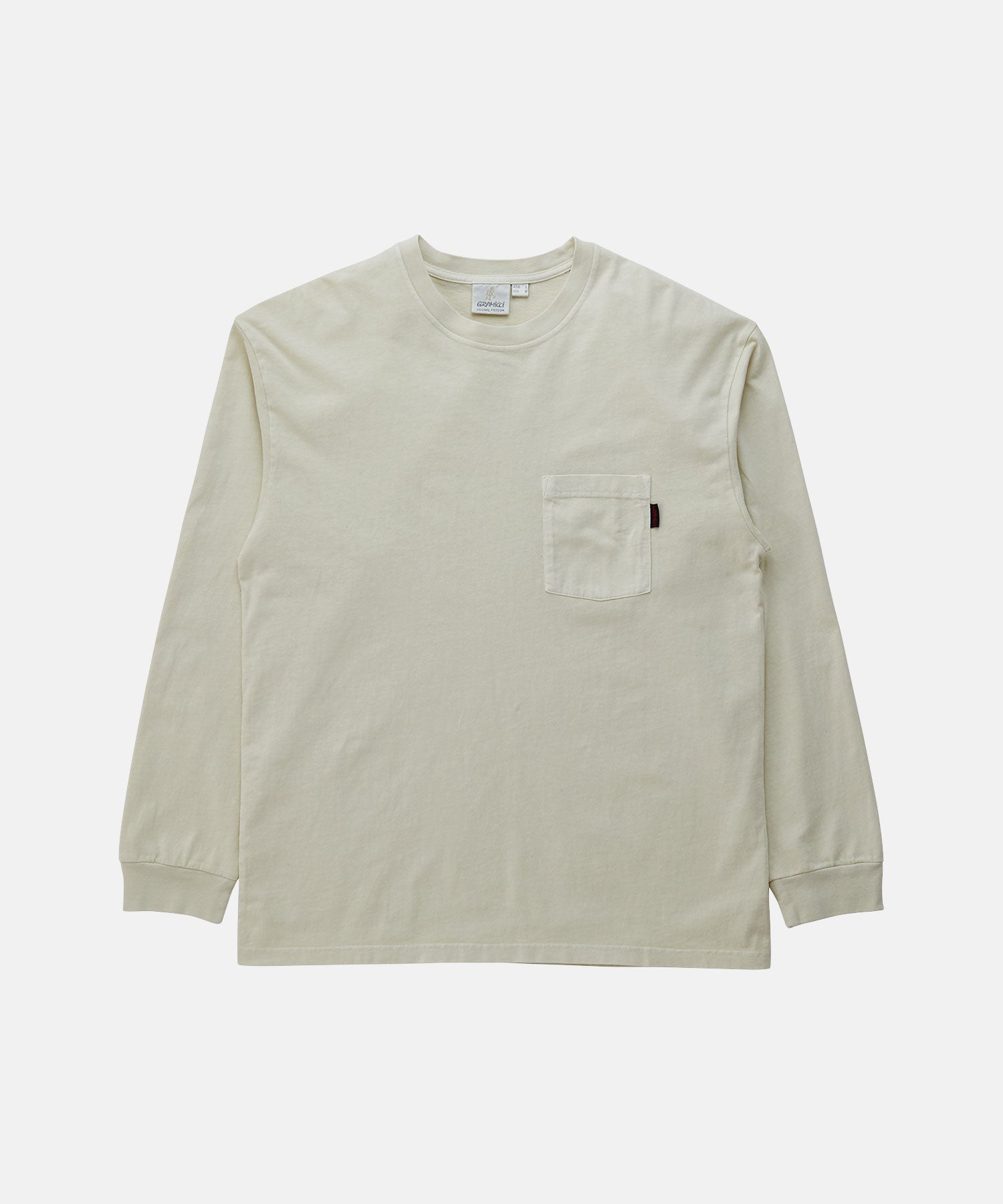 GRAMICCI L/S Pocket Tee Pigment Dyed natural pigment