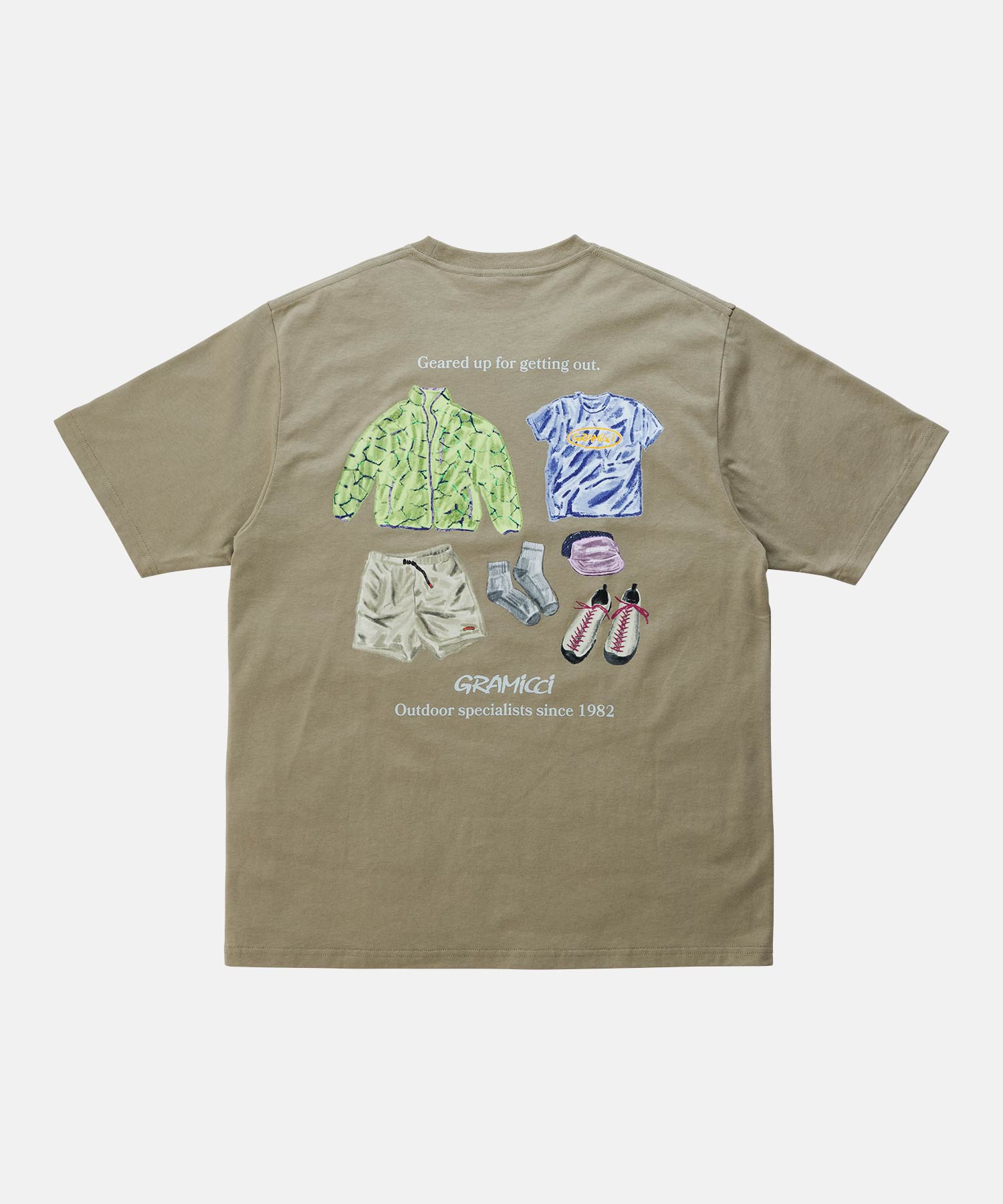 GRAMICCI Geared Up Tee khaki