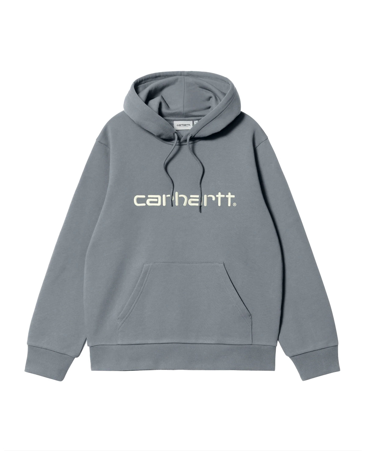 Hooded Carhartt sweat dove grey/wax