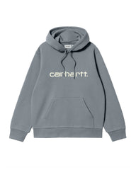 Hooded Carhartt sweat dove grey/wax