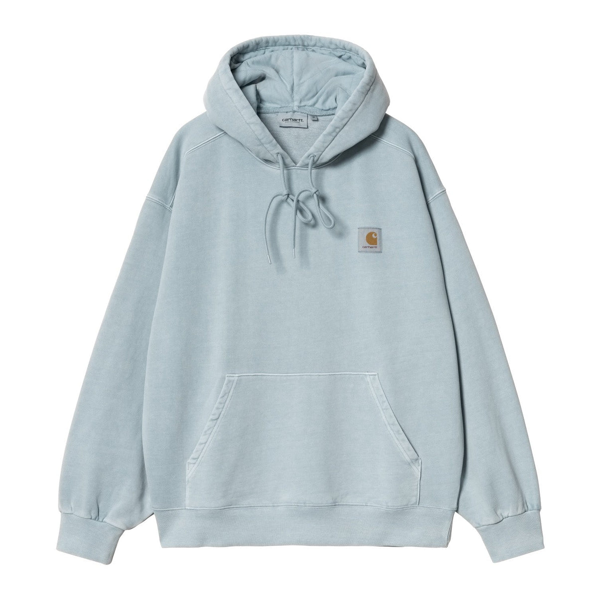 Hooded vista sweat dusty ice garment dyed