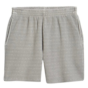 John Elliot Raw Edge Jacquard Terry Short Wahed Charcoal