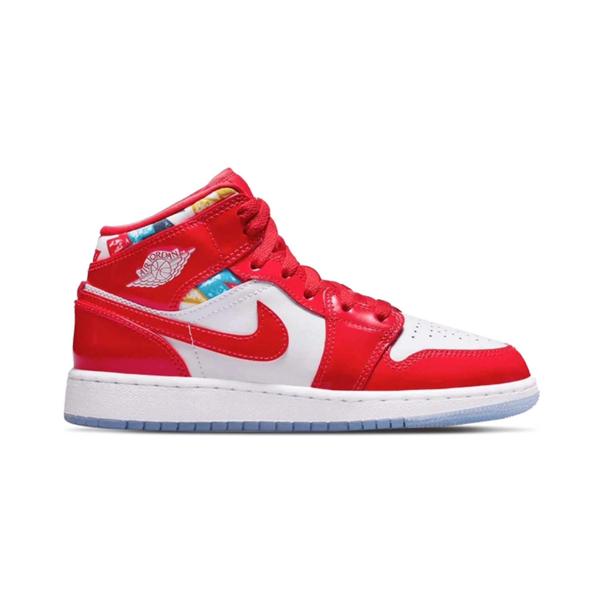 Jordan 1 Mid Barcelona Sweater Red Patent