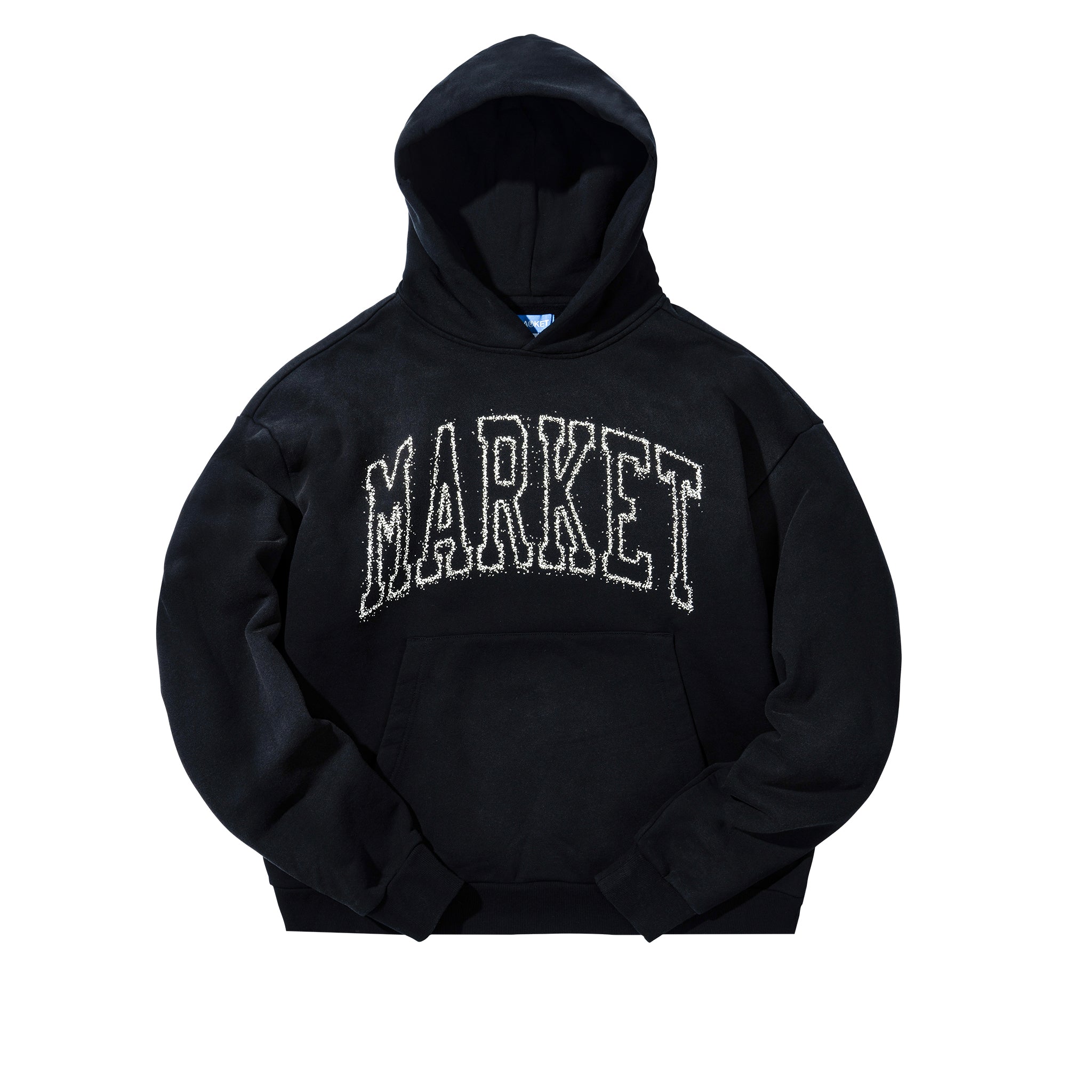 MARKET Static Arc Hoodie	jet set black