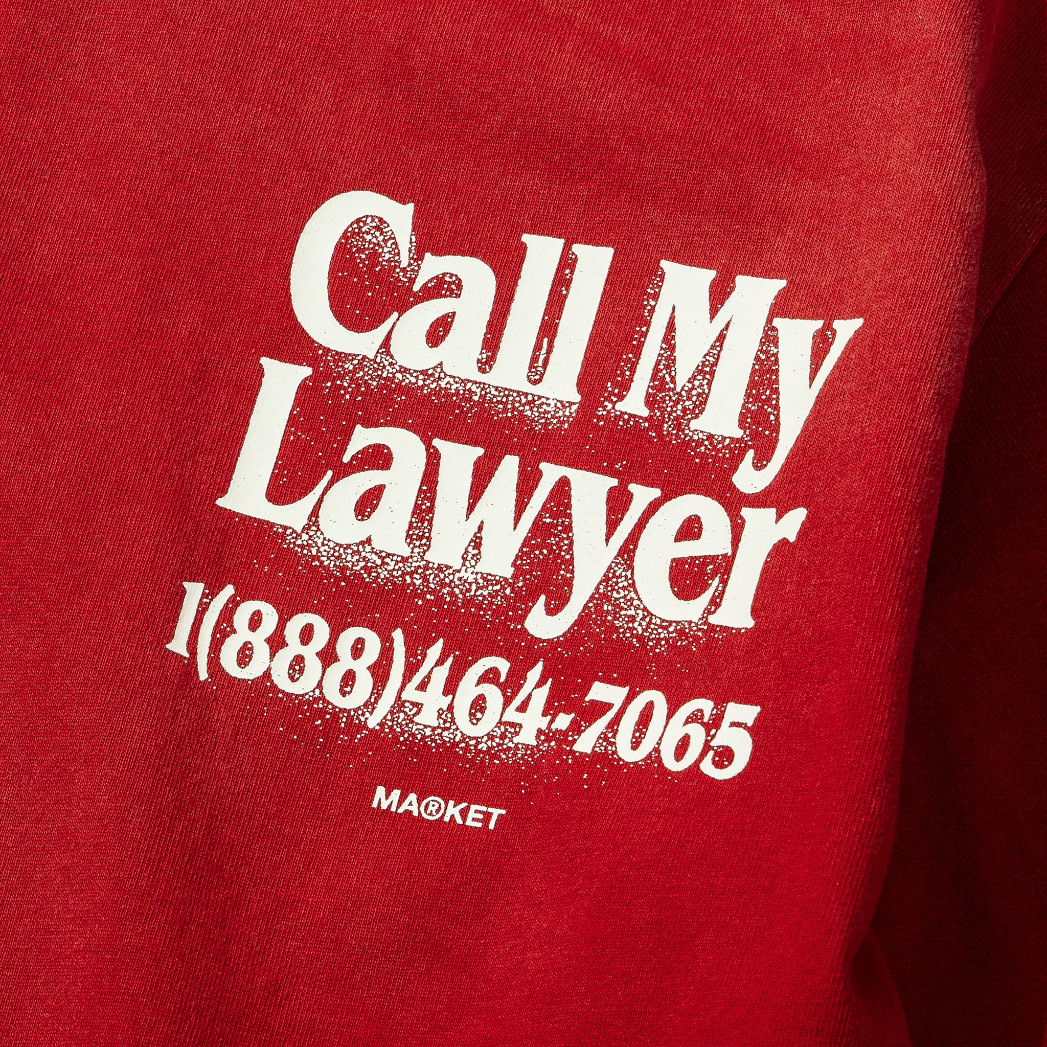 MARKET	Call My Lawyer 3D T-Shirt candy red