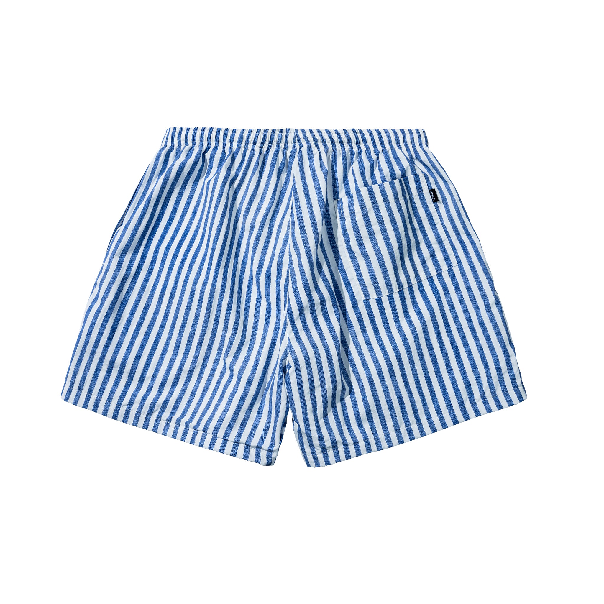 MARKET	Smiley Classic Tech Shorts	sky blue stripe