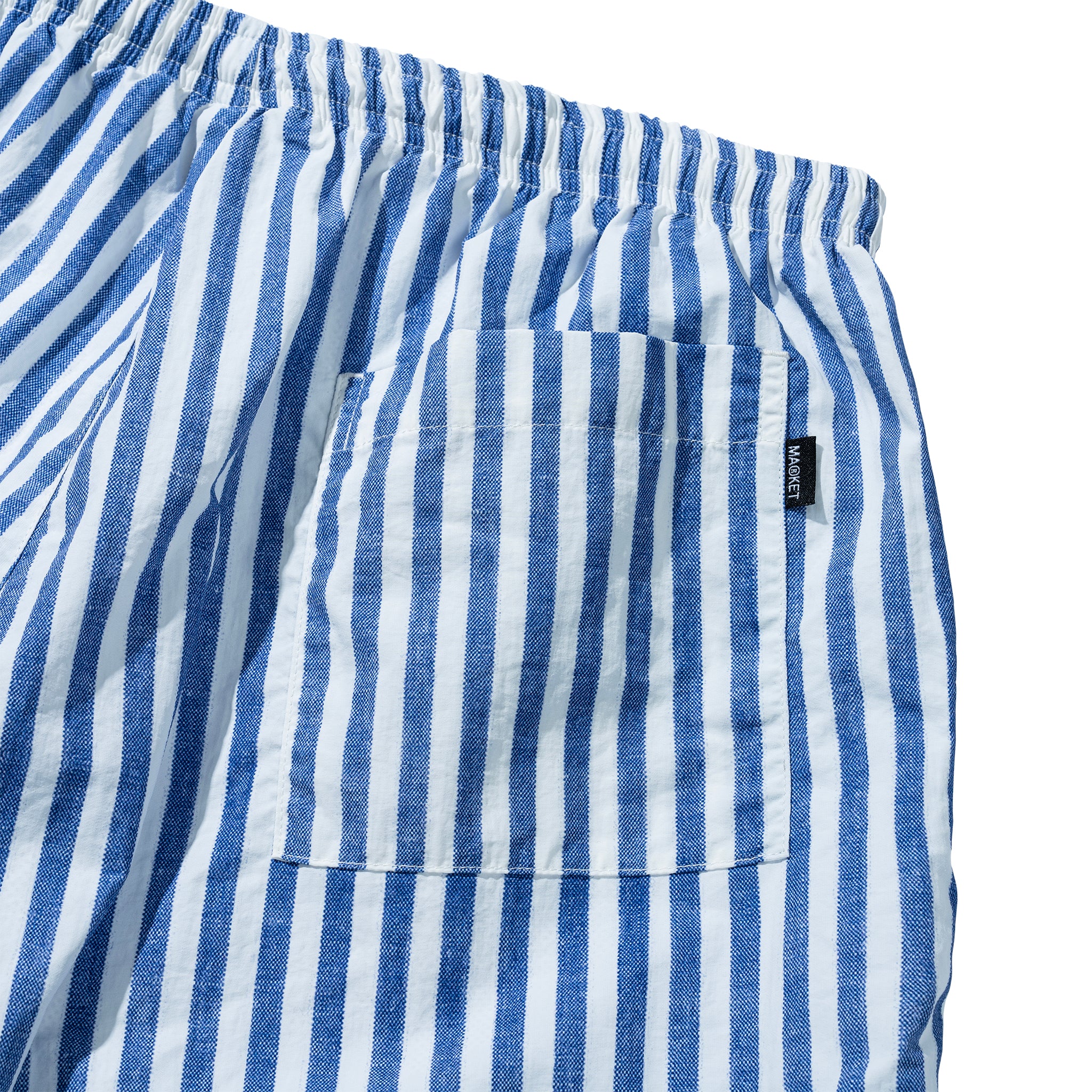 MARKET	Smiley Classic Tech Shorts	sky blue stripe