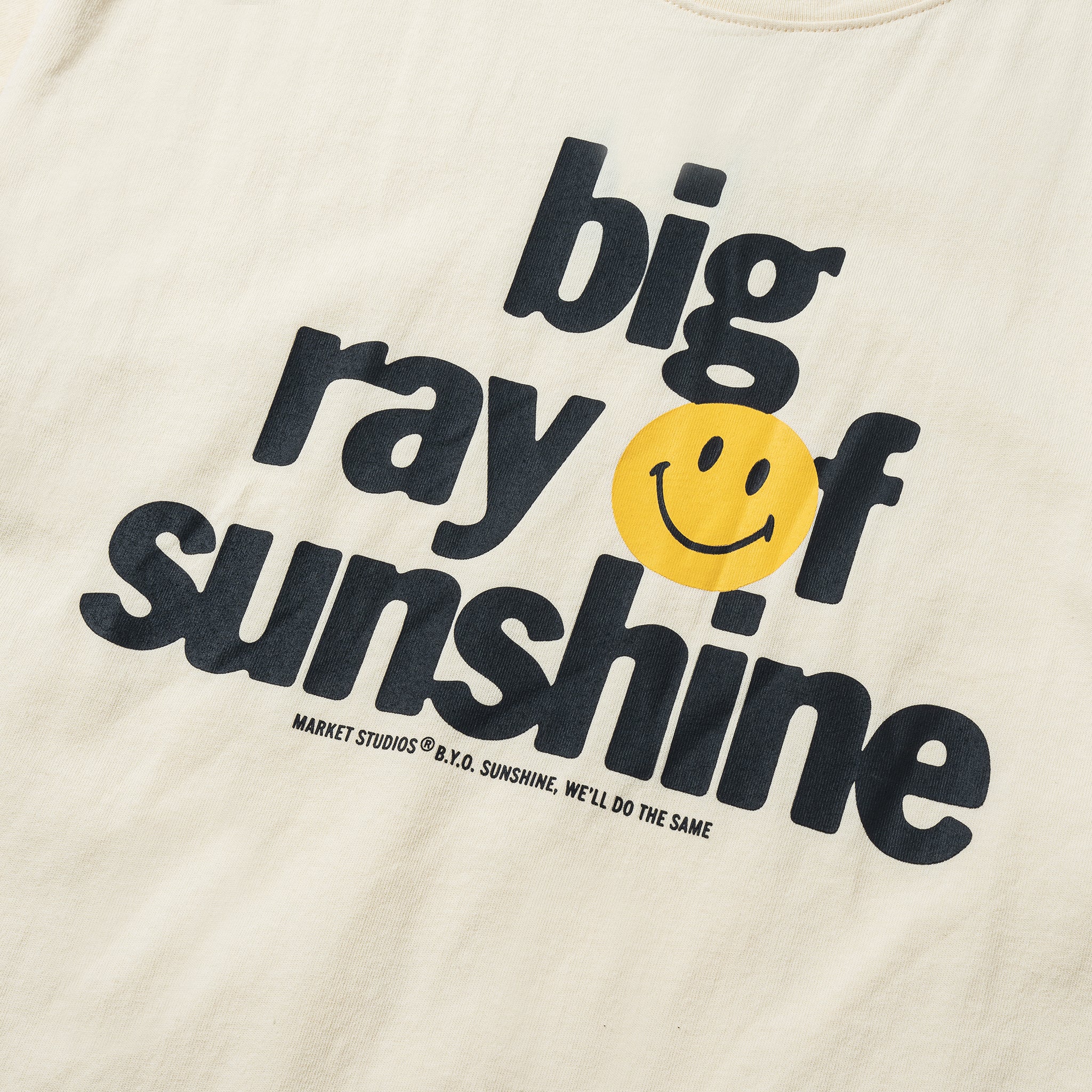 MARKET	Smiley Sunshine T-Shirt butter cream