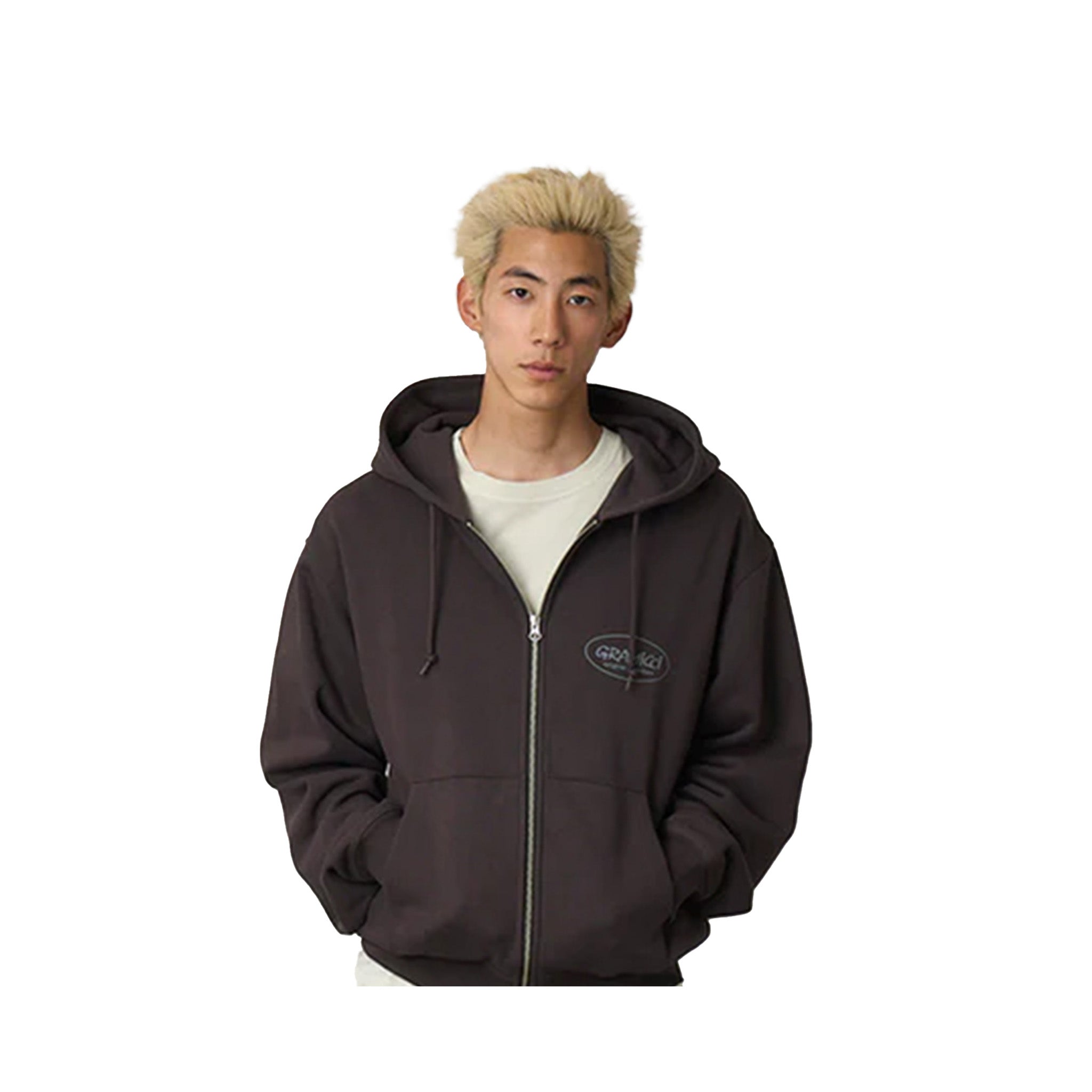 GRAMICCI Original Freedom Zip Hooded Sweatshirt - Deep Brown