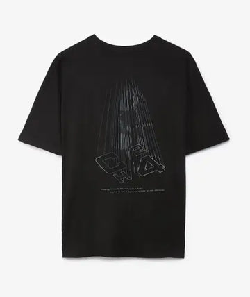 C2H4 “Luminous Spectrum“ Print T BLACK