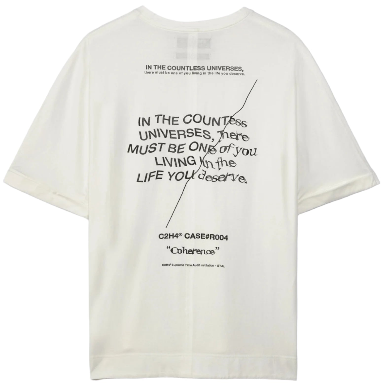 C2H4 "Proverbs" Print T-shirt