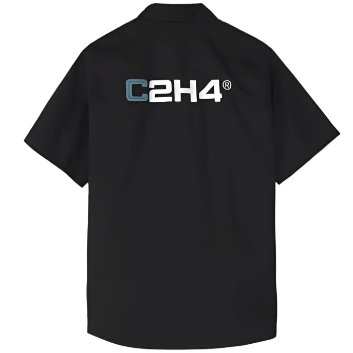 C2H4 Staff Uniform Logo Shirt Black