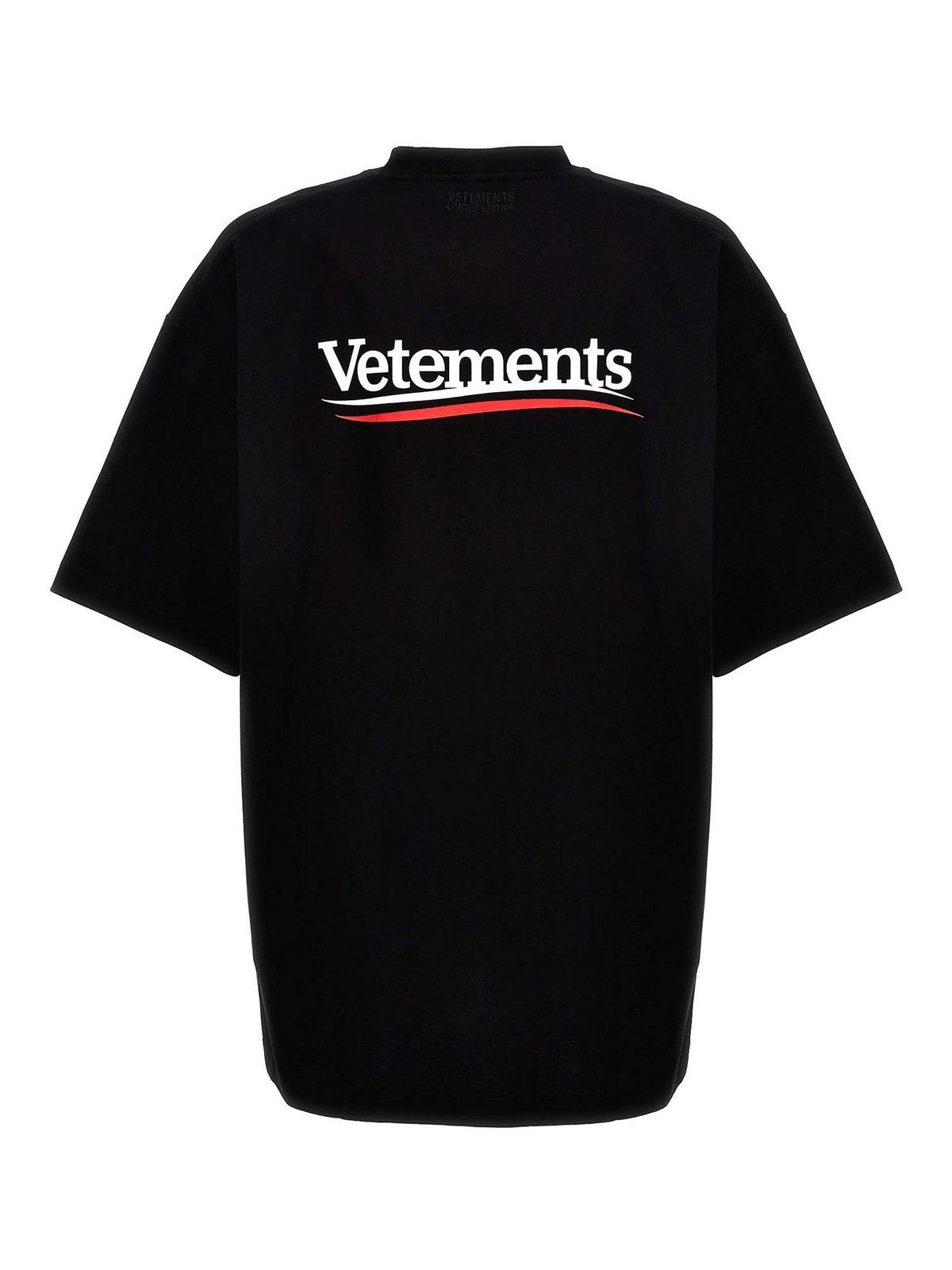 VETEMENTS CAMPAIGN LOGO T-SHIRT BLACK