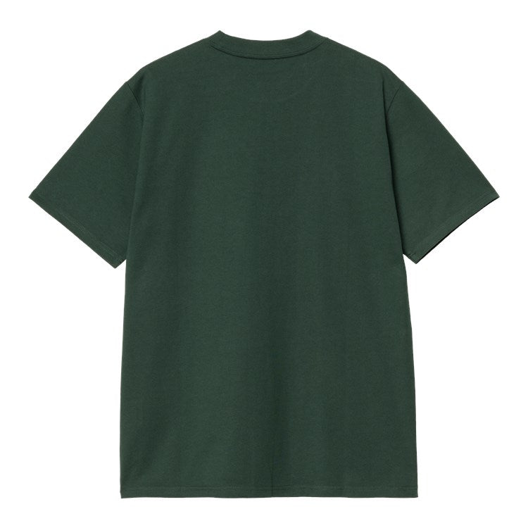 CARHARTT WIP S/S University T-Shirt conifer/white