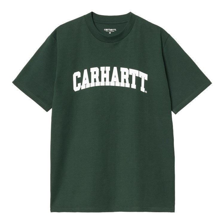 CARHARTT WIP S/S University T-Shirt conifer/white