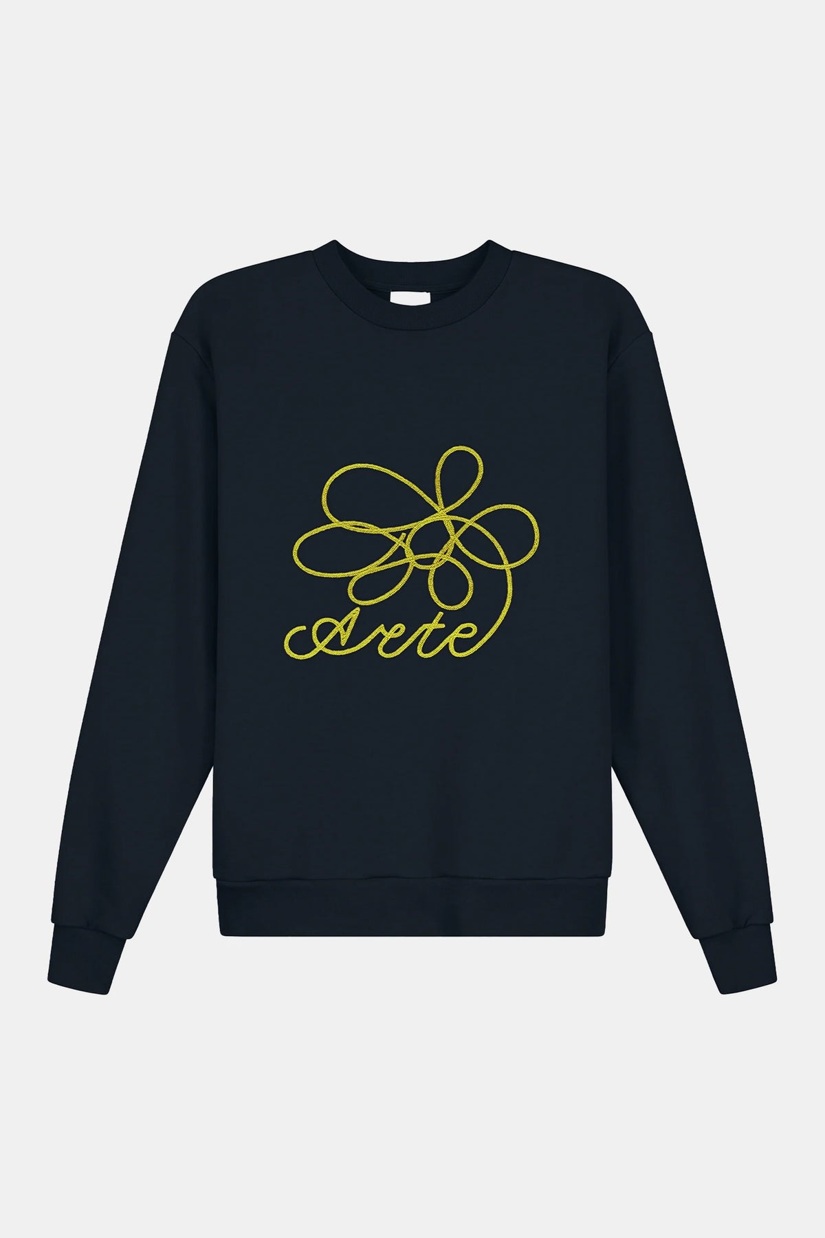 Flower Logo Crewneck navy