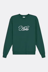 Logo Crewneck sweatshirt green