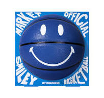 Market Blue Smiley Blue Basketball