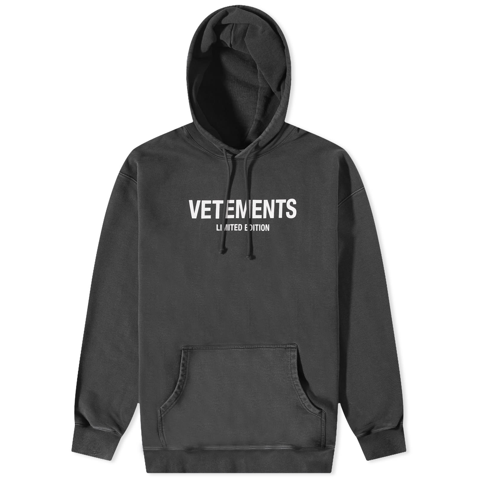 VETEMENTS LIMITED EDITION HOODIE BLACK