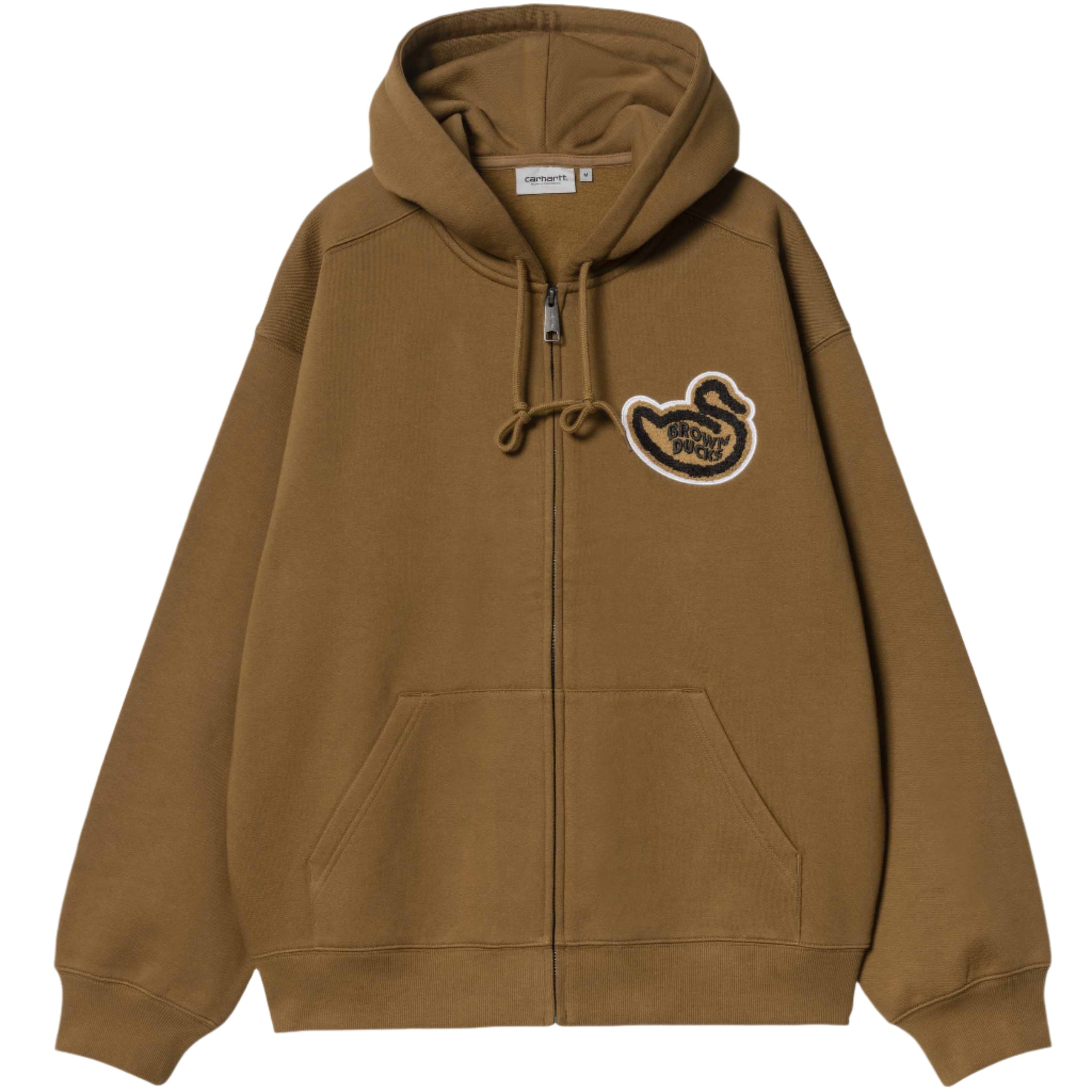 Carhartt Hooded brown ducks jacket Hamilton brown