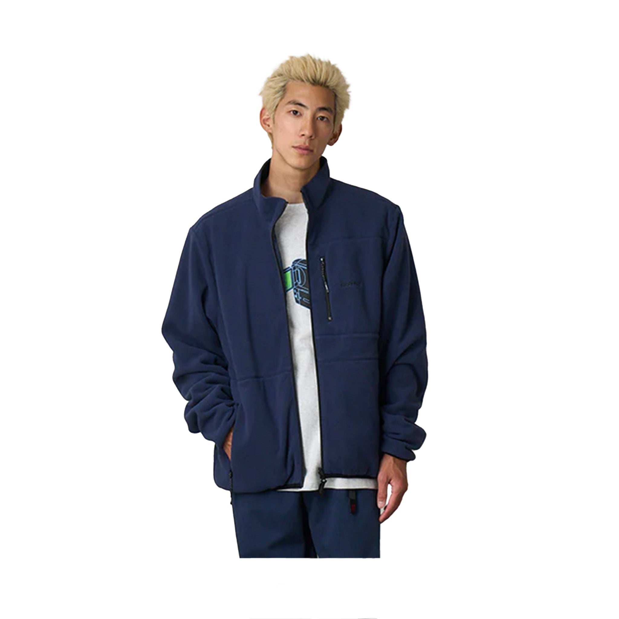 GRAMICCI Thermal Fleece Reversible Jacket - Navy