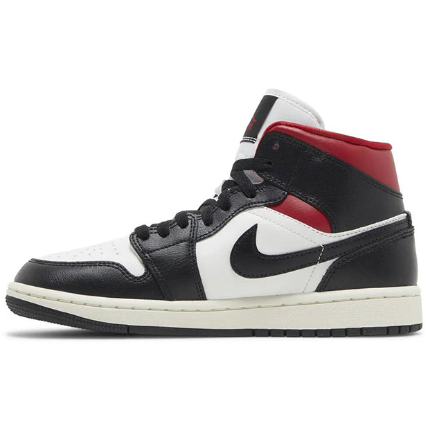 Jordan 1 Mid Gym Red Panda Womens