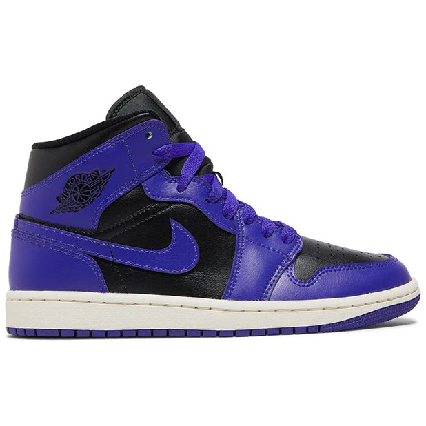 Jordan 1 Mid Purple Black W