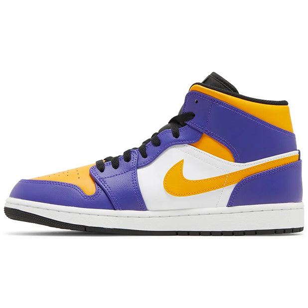 Jordan 1 Mid Lakers 2022