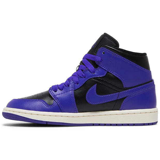 Jordan 1 Mid Purple Black W