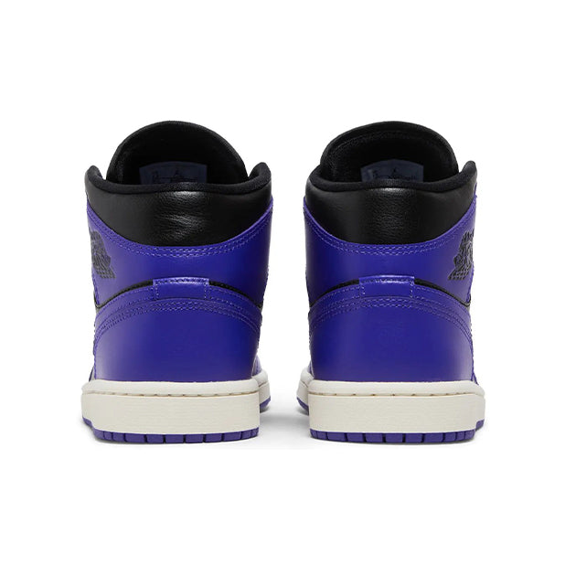 Jordan 1 Mid Purple Black W