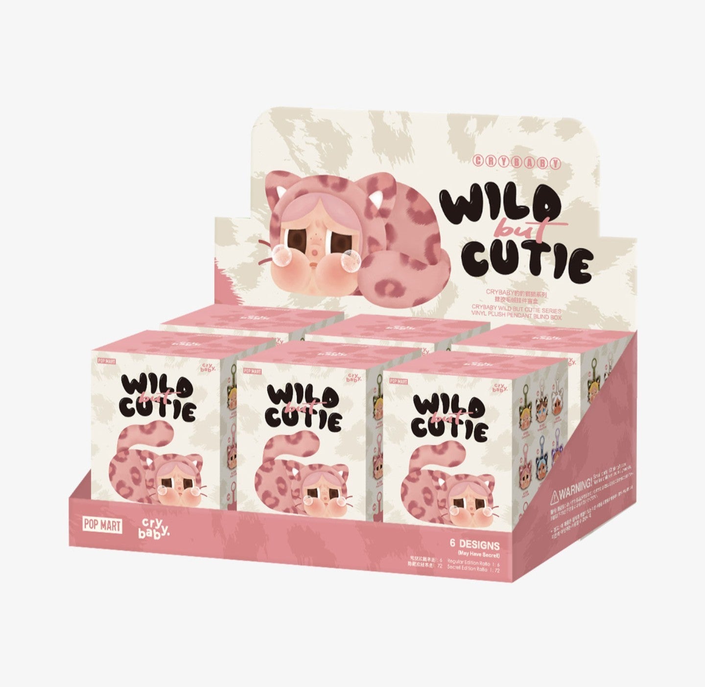 Labubu Crybaby Wild But Cutie - Box of 6